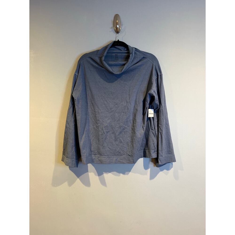 We The Free Cowl Neck Long Sleeve Top XS – Denim Blue